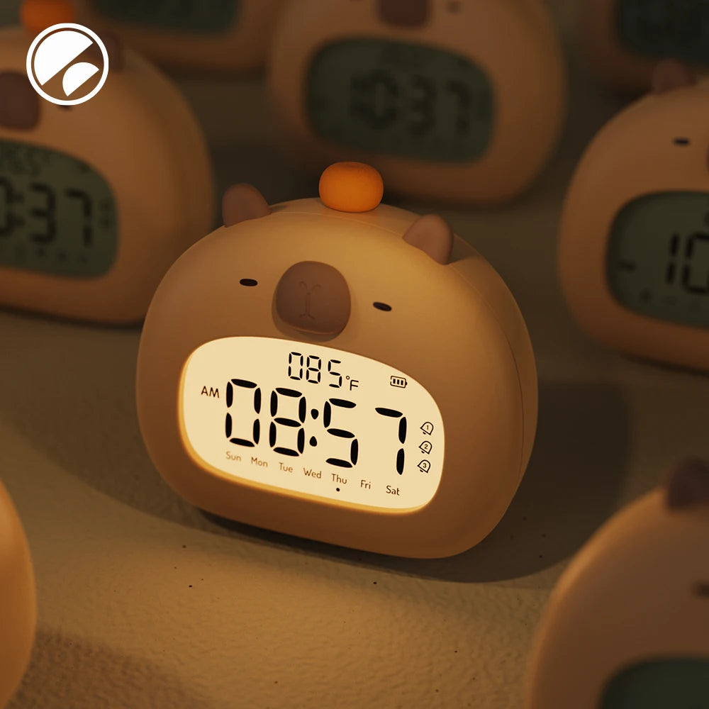 Cute Capybara Bedside Alarm