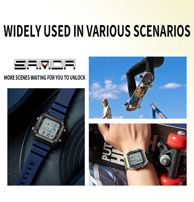 SANDA 6307 Fashion Digital Watches