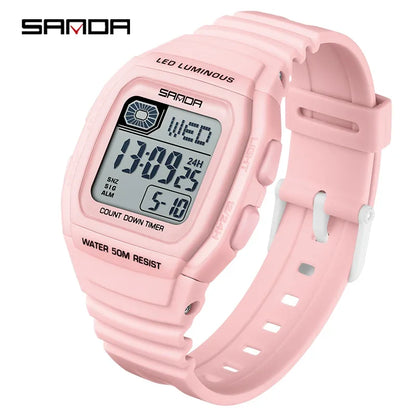 SANDA New Fashion Youth Electronic Watch