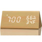 Wooden LED Alarm Clock