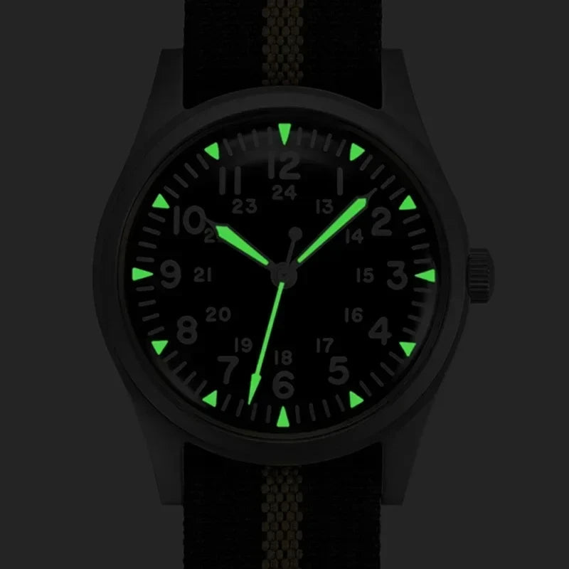 2025 New RDUNAE RA03 34.5mm Military Men Analog Watch