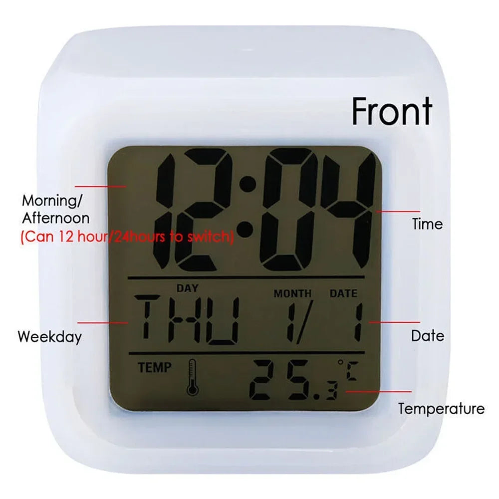 8x8x8cm Anime One Piece LED Alarm