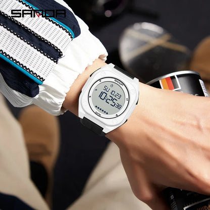 SANDA New Fashion Men Electronic Watch