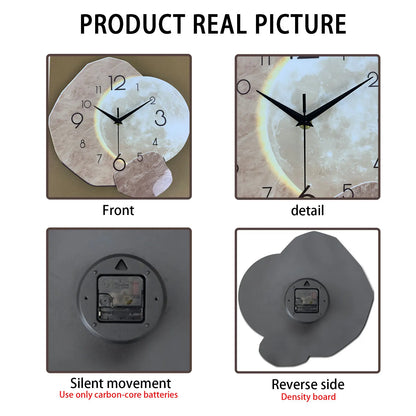Modern Simple Moon Clock