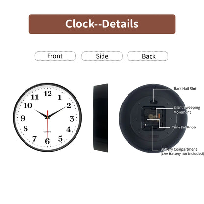 8-inch wall clock