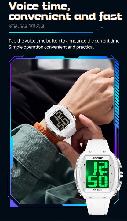 SANDA Fashion Men's Digital Watch