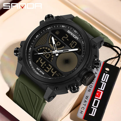 SANDA 6236 Military Led Digital Watch