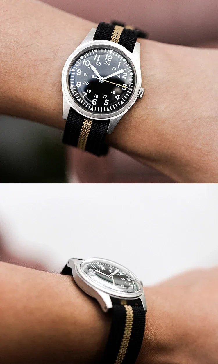 2025 New RDUNAE RA03 34.5mm Military Men Analog Watch