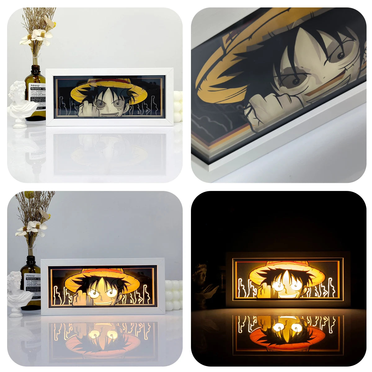 Anime Shadow Box Night Light